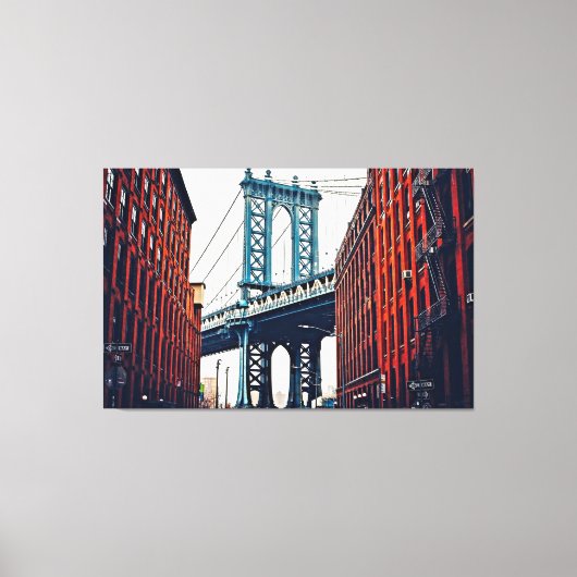 George Washington Bridge Canvas Print (Voorkant)