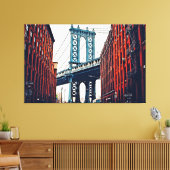 George Washington Bridge Canvas Print (Insitu (Woonkamer))