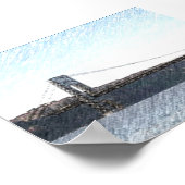 GEORGE WASHINGTON BRIDGE EN HUDSON RIVER UITZICHT POSTER (Hoek)