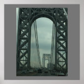 George Washington Bridge Foto Poster (Voorkant)