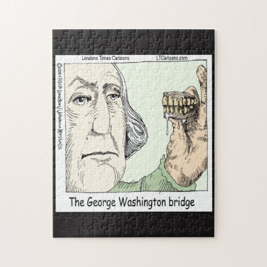George Washington Bridge Grappige Legpuzzel (Verticaal)