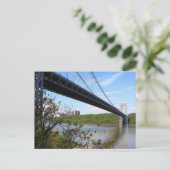 George Washington Bridge New York Briefkaart (Staand voorkant)
