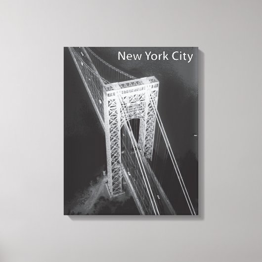 George Washington Bridge New York City Canvas Afdruk (Voorkant)