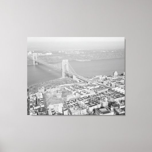 George Washington Bridge NYC Foto - 2 Canvas Afdruk (Voorkant)