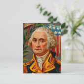 George Washington  Briefkaart (Staand voorkant)