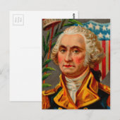 George Washington  Briefkaart (Voorkant / Achterkant)