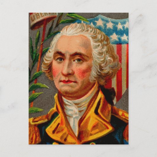 George Washington  Briefkaart (Voorkant)