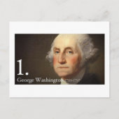 George Washington Briefkaart (Voorkant)