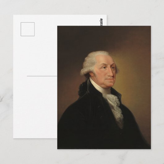 George Washington Briefkaart (Voorkant / Achterkant)