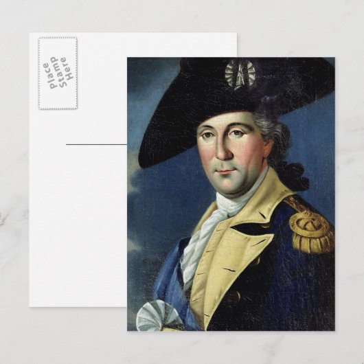 George Washington Briefkaart (Voorkant / Achterkant)