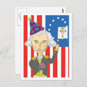 George Washington Briefkaart (Voorkant / Achterkant)