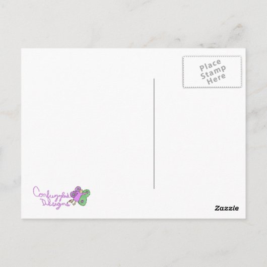 George Washington Briefkaart (Achterkant)