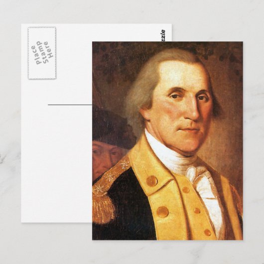 George Washington Briefkaart (Voorkant / Achterkant)