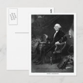 George Washington Briefkaart (Voorkant / Achterkant)