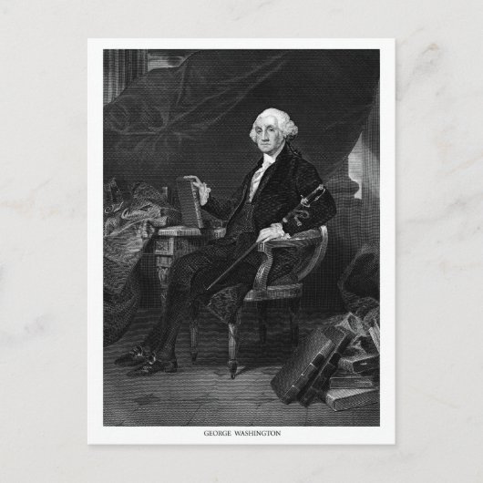 George Washington Briefkaart (Voorkant)