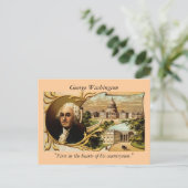 George Washington Briefkaart (Staand voorkant)