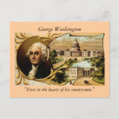 George Washington Briefkaart (Voorkant)
