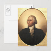 George Washington Briefkaart (Voorkant / Achterkant)