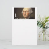George Washington Briefpapier (Staand voorkant)