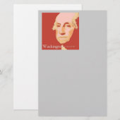 George Washington Briefpapier (Voorkant / Achterkant)