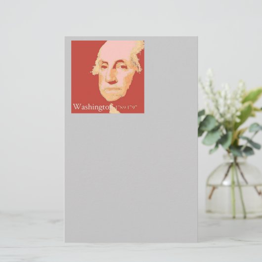 George Washington Briefpapier (Staand voorkant)