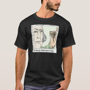George Washington Brug & Gebitsprothese Grappig Ca T-shirt