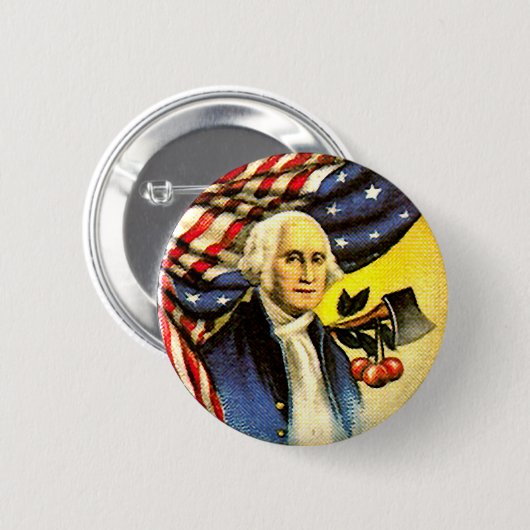 George Washington - Button (Voorkant /achterkant)