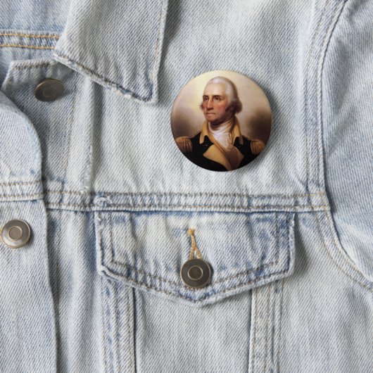 George Washington Button (In situ)