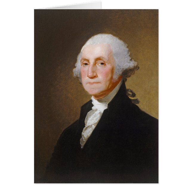 George Washington, c.1821 (olie op canvas) (Voorkant)