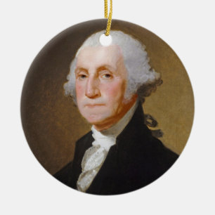 George Washington, c.1821 (olie op canvas) Keramisch Ornament