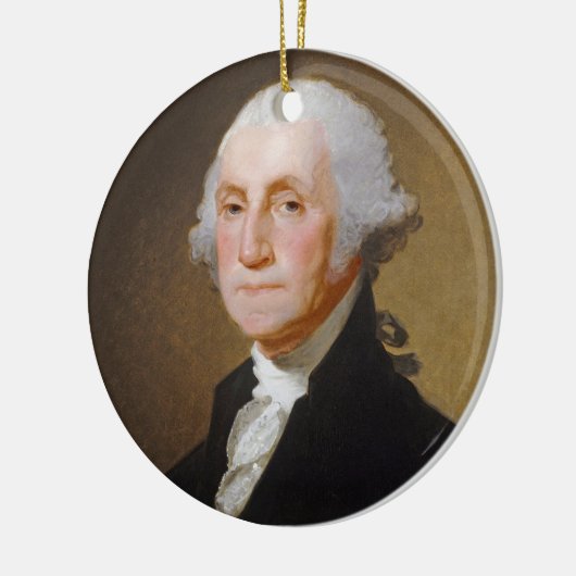 George Washington, c.1821 (olie op canvas) Keramisch Ornament (Links)