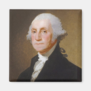 George Washington, c.1821 (olie op canvas) Magneet