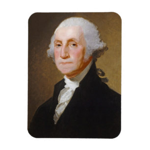 George Washington, c.1821 (olie op canvas) Magneet