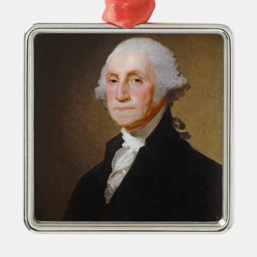 George Washington, c.1821 (olie op canvas) Metalen Ornament (Voorkant)