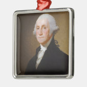 George Washington, c.1821 (olie op canvas) Metalen Ornament (Links)