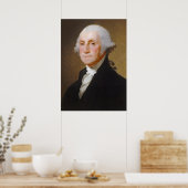 George Washington, c.1821 (olie op canvas) Poster (Keuken)