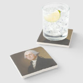 George Washington, c.1821 (olie op canvas) Stenen Onderzetter (Zijkant)