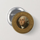 George Washington Campaign Button (Voorkant /achterkant)