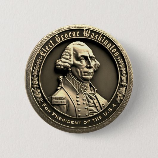George Washington Campaign Button (Voorkant)