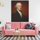 George Washington Canvas Afdruk (Insitu (Woonkamer))