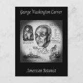 George Washington Carver ~ Botanist & Inventor ~ Briefkaart (Voorkant)