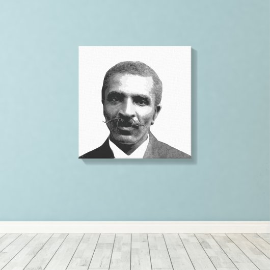 George Washington Carver Canvas Afdruk (Insitu (Houten vloer))
