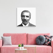George Washington Carver Canvas Afdruk (Insitu (Woonkamer))