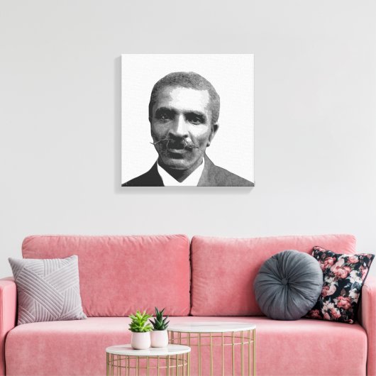 George Washington Carver Canvas Afdruk (Insitu (Woonkamer))