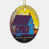 George Washington Carver National Monument  Keramisch Ornament (Rechts)
