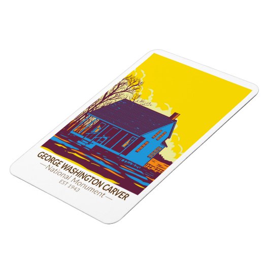 George Washington Carver National Monument  Magneet (Linkerzijde)