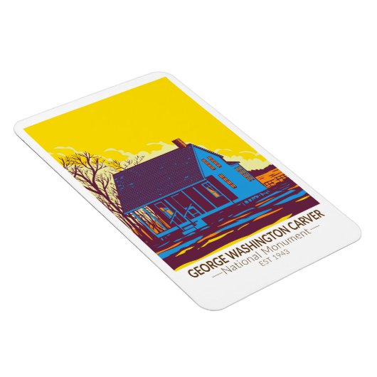 George Washington Carver National Monument  Magneet (Rechterzijde)