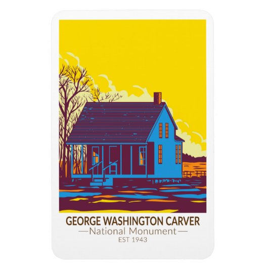George Washington Carver National Monument  Magneet (Verticaal)