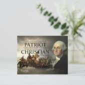 George Washington Christelijk Briefkaart (Staand voorkant)