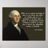 George Washington Christelijk Poster (Voorkant)